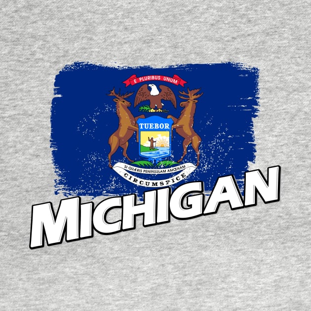 Michigan flag by PVVD